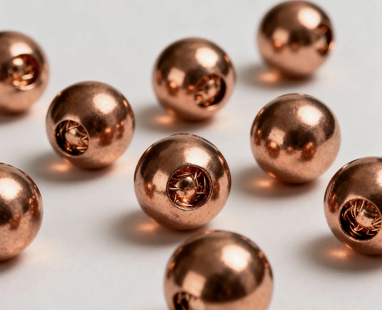 Copper core balls